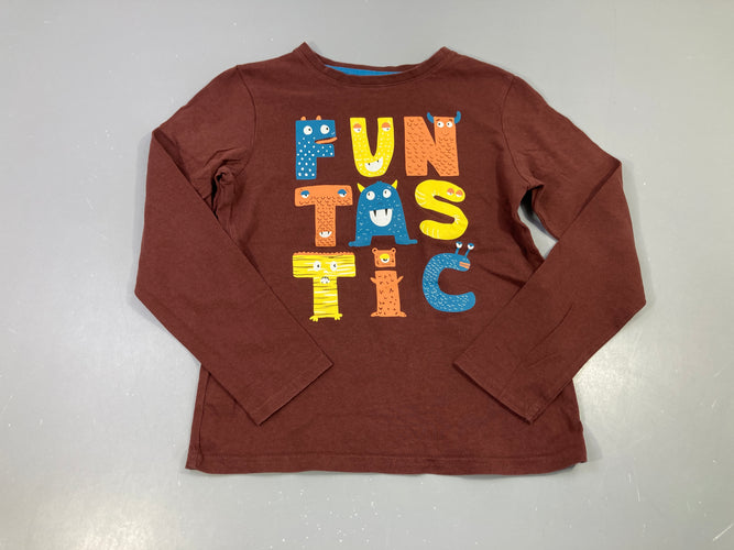 T-shirt m.l brun FUN, moins cher chez Petit Kiwi