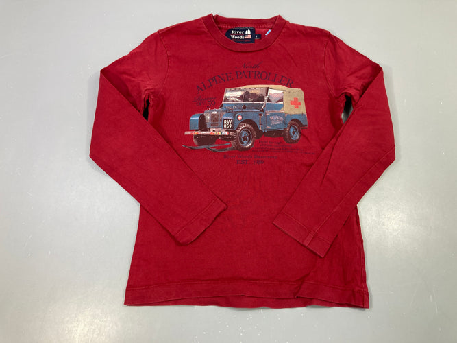 T-shirt m.l rouge Alpine Patroller, moins cher chez Petit Kiwi