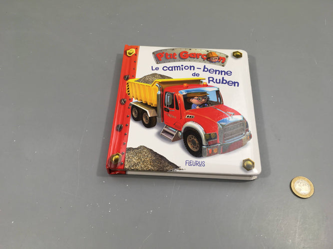 34-Le camion-benne de Ruben-P'tit garçon, moins cher chez Petit Kiwi