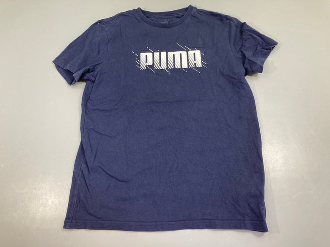 T-shirt m.c bleu marine Puma, moins cher chez Petit Kiwi