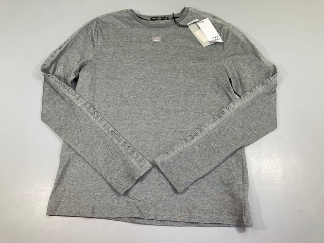 NEUF T-shirt m.l sport gris chiné, moins cher chez Petit Kiwi