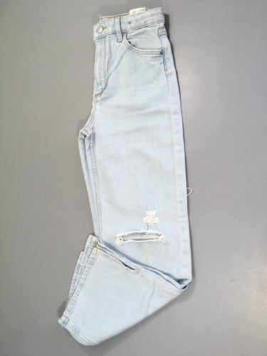 Jeans clair effet déchiré, moins cher chez Petit Kiwi