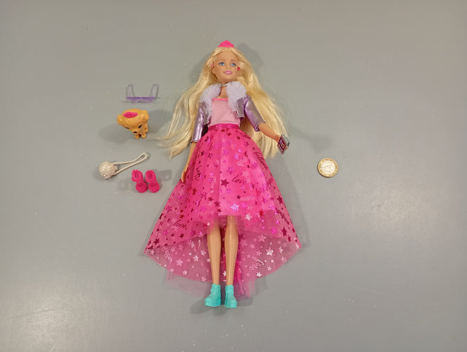 Complet bar.bie dreamtopia princess adventure  + chien + accessoires, moins cher chez Petit Kiwi