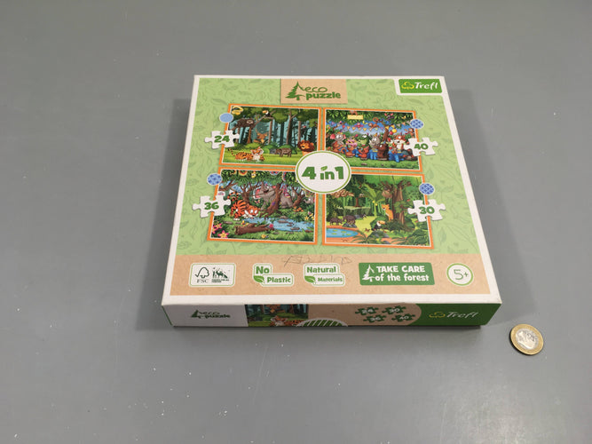 Eco Puzzle 4 en 1 Nature 24-40-36-30 Complet, moins cher chez Petit Kiwi