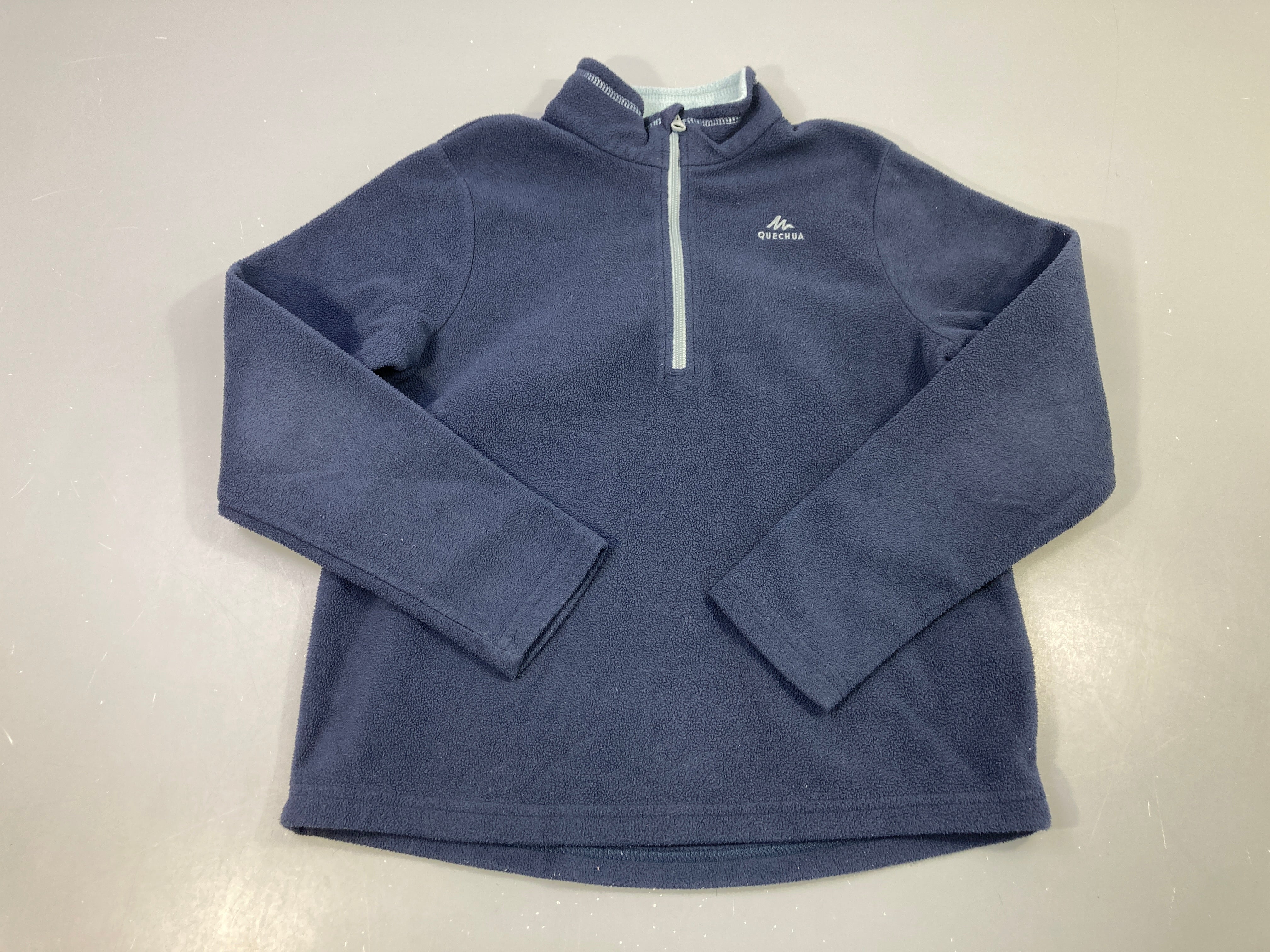 Polar zippé bleu