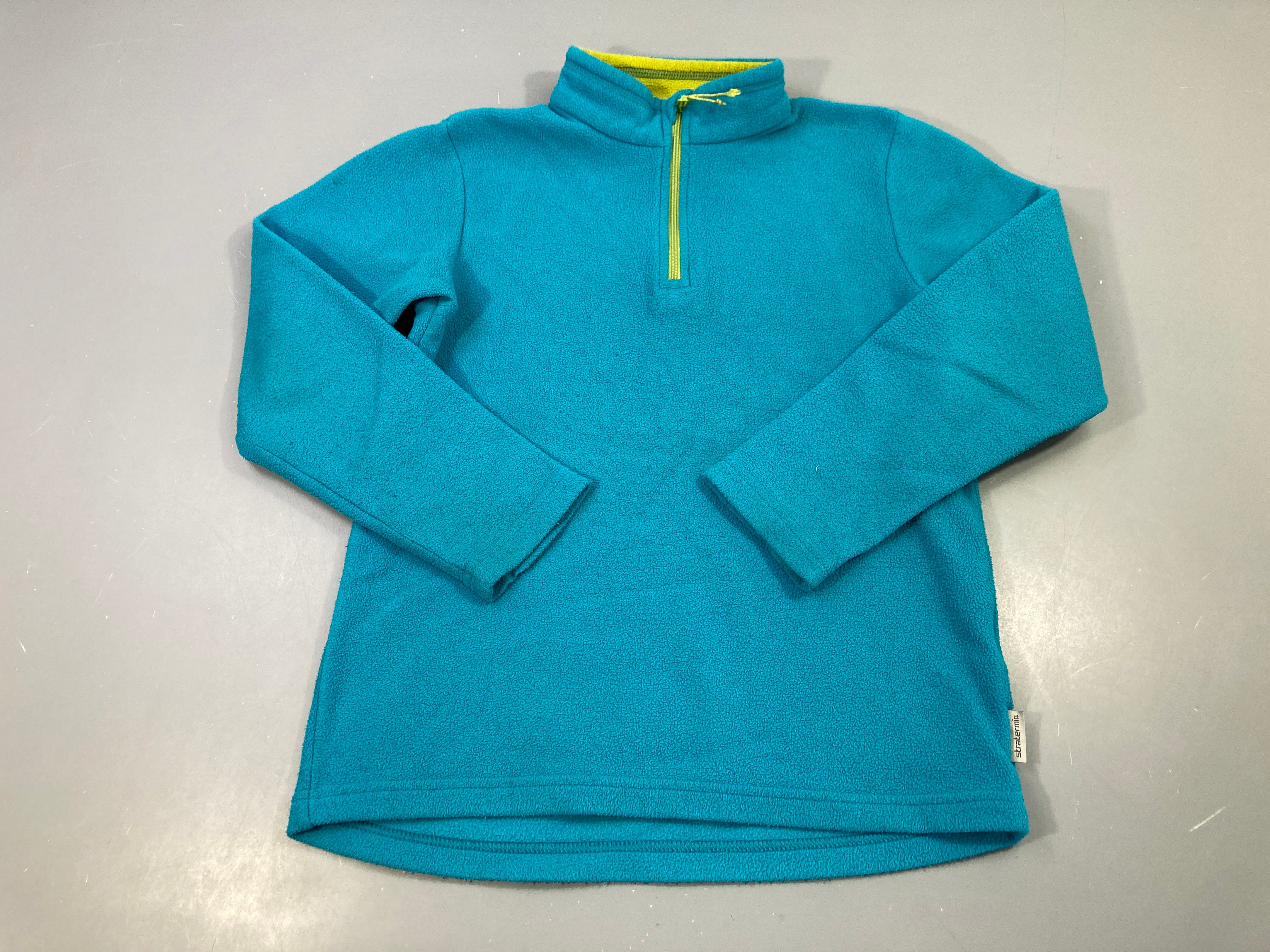 Polar turquoise col zippé