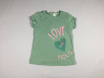 T-shirt m.c vert Love de nous