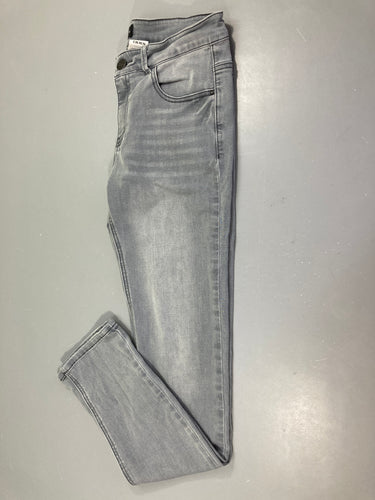 Jeans slim soft gris, 34, moins cher chez Petit Kiwi