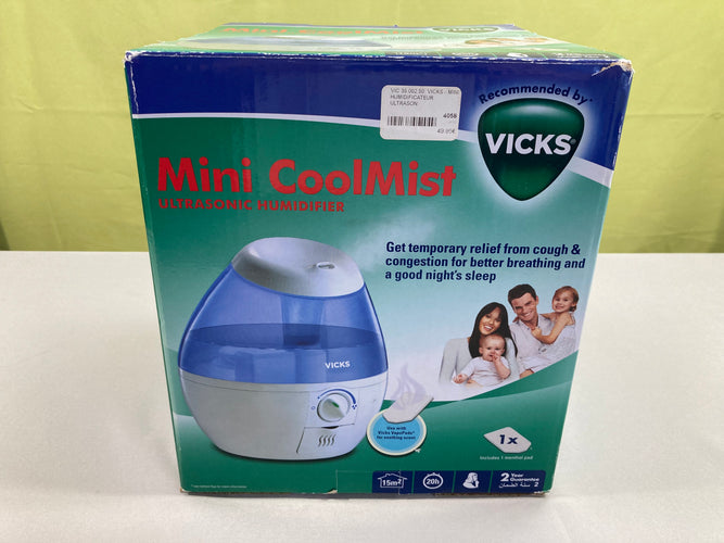 Humidificateur d'air à ultrasons, Vicks, moins cher chez Petit Kiwi