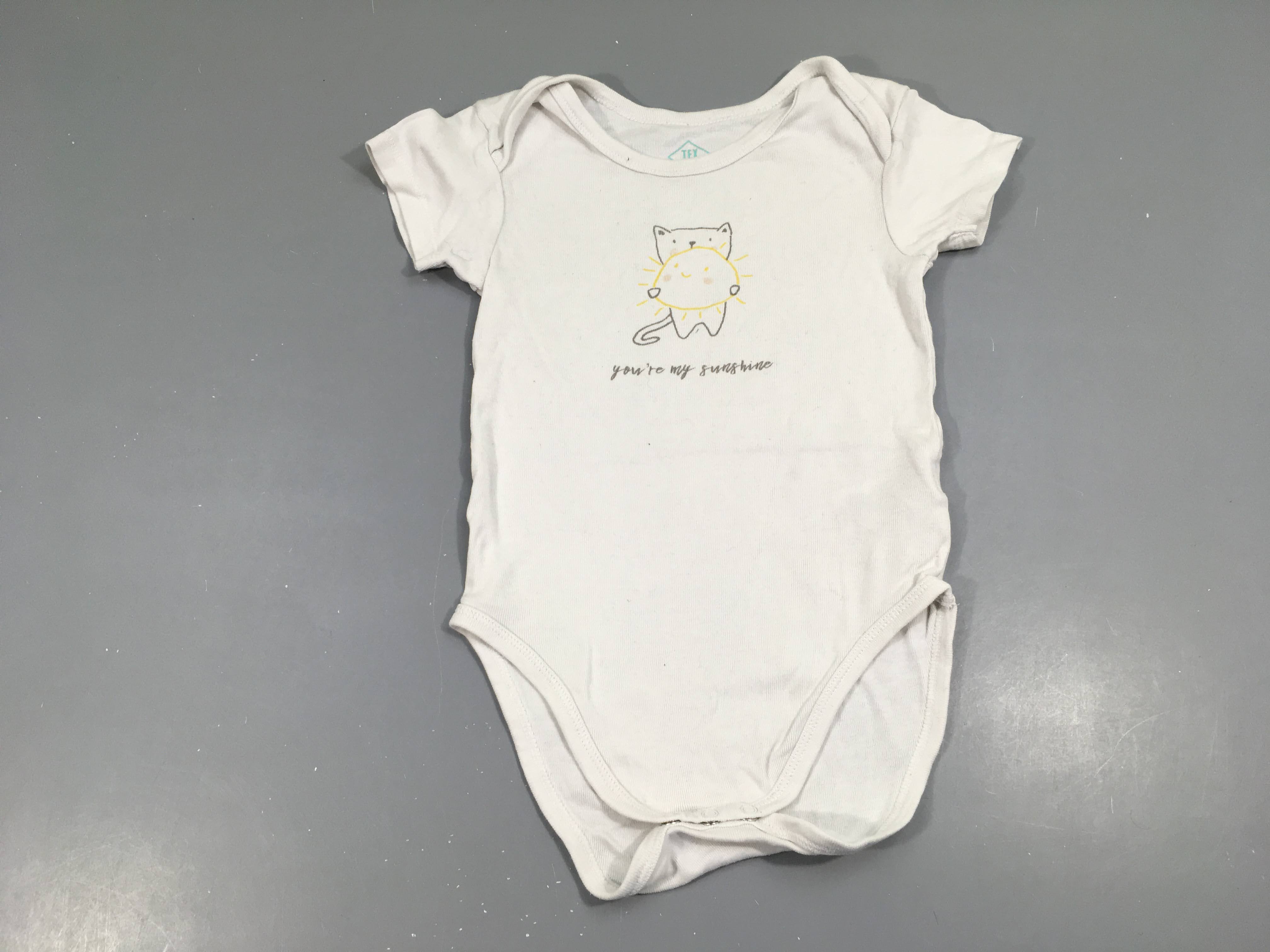 Body m.c blanc chat soleil