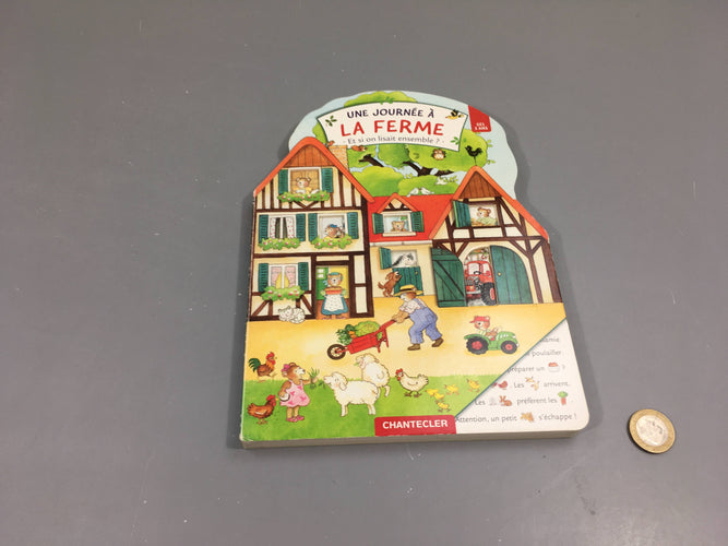 Une journée à la ferme-Et si on lisait ensemble? +3a, moins cher chez Petit Kiwi