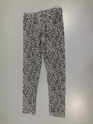 Legging noir motifs blancs, moins cher chez Petit Kiwi