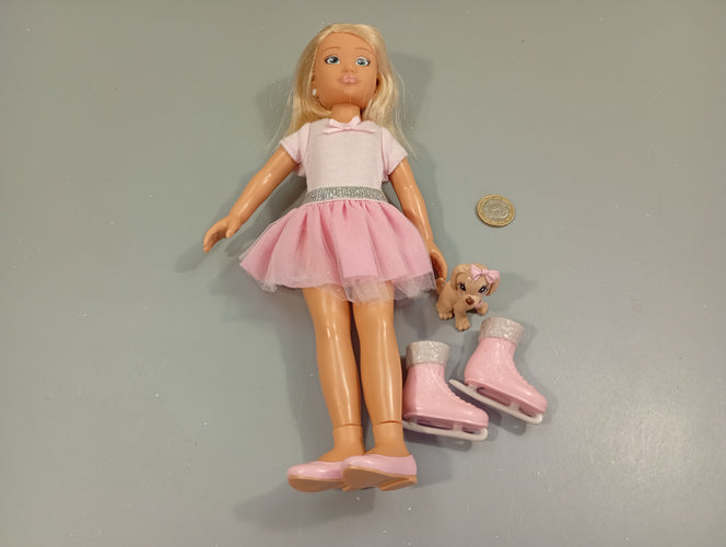 Poupée Corolle Girls, Valentine  + accessoires (manque le diadème), moins cher chez Petit Kiwi