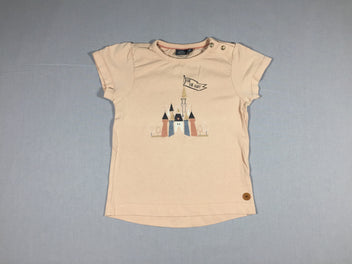 T-shirt m.c rose pâle chateau
