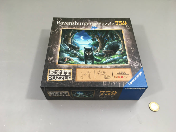 Puzzle 759 La meute de loups, moins cher chez Petit Kiwi