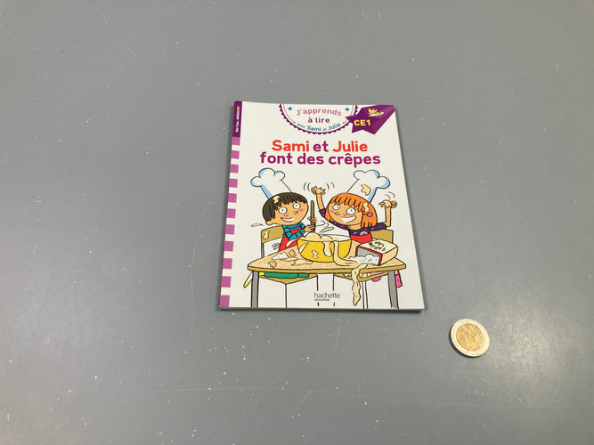 Sami et Julie font des crêpes-J'apprends à lire Ce1, moins cher chez Petit Kiwi
