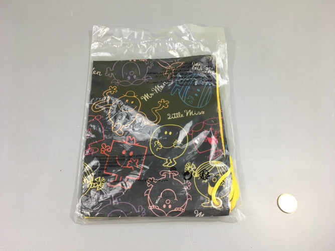 Neuf-Sac avec cordon noir Mr Madame, moins cher chez Petit Kiwi