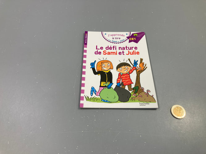 Le défi nature de Sami et Julie J'apprends à lire Ce1, moins cher chez Petit Kiwi