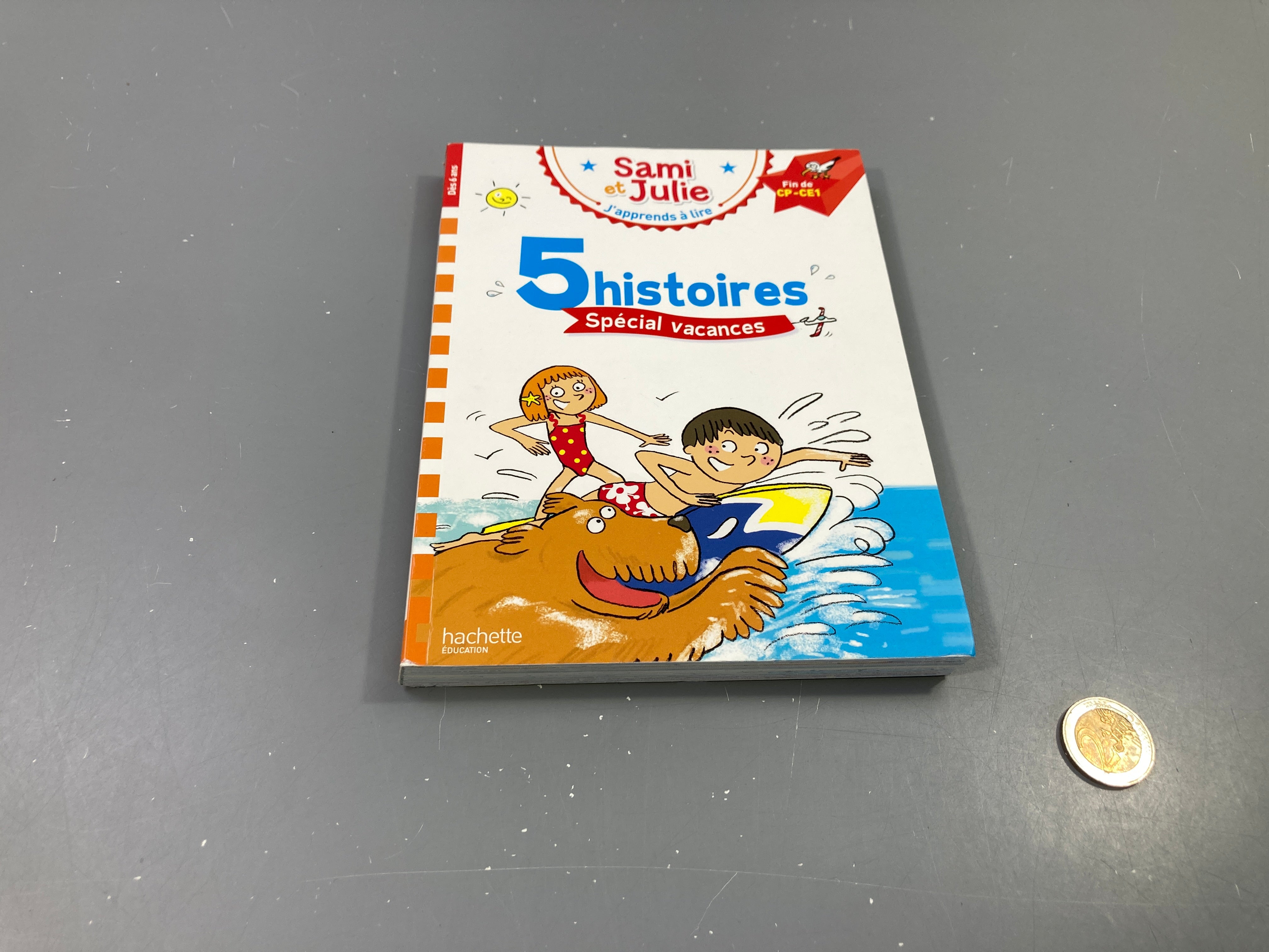 5 Histoires spéciales va cances Sami et Julie J'apprends à lire Cp-Ce1