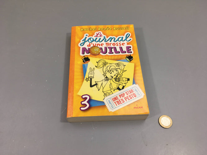 3-Un pop star très pesto-Le journal d'une grosse nouille, moins cher chez Petit Kiwi