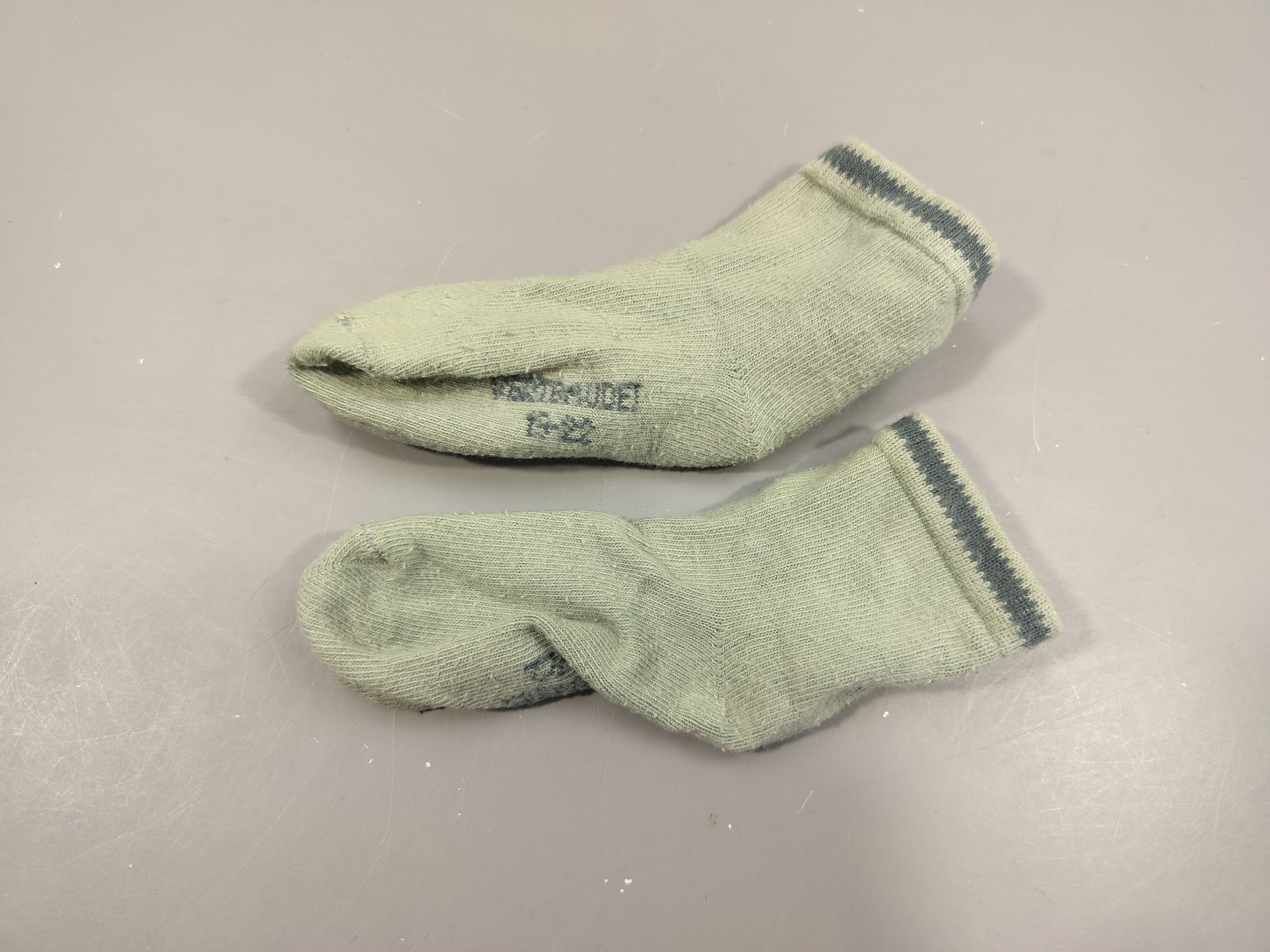 Chaussettes vert clair  p 19-22
