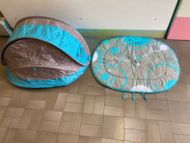 Tente anti-uv B-Play Pop Up Bed, Bo-jungle Manque juste les peluches à suspendre, moins cher chez Petit Kiwi