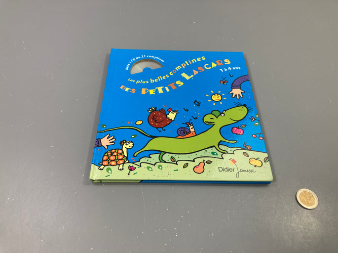 Les plus belles comptines des petits lascars 1 à 4a avec CD, moins cher chez Petit Kiwi