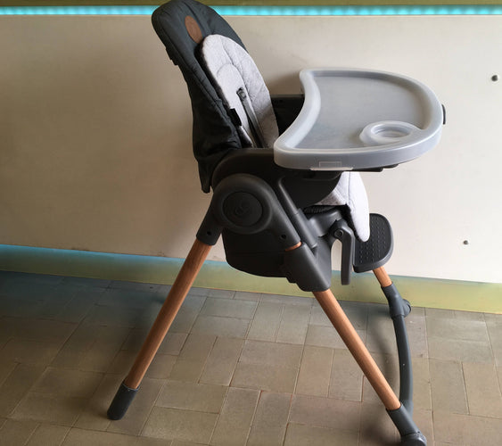 Minla Chaise haute réglable et évolutive, 0-14 ans, 60 kg max, moins cher chez Petit Kiwi
