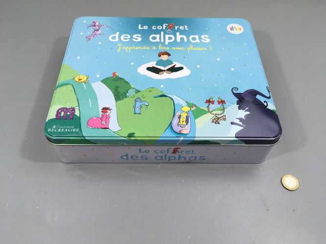 Le coffret des alphas-J'apprends à lire avec paisir! Manque juste le poster, moins cher chez Petit Kiwi
