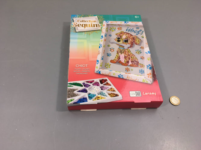 Jamais servi-Collection sequins-Chiot +6a, moins cher chez Petit Kiwi
