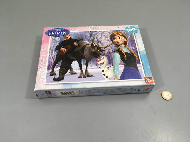Puzzle Frozen +5a 100pcs Complet, moins cher chez Petit Kiwi
