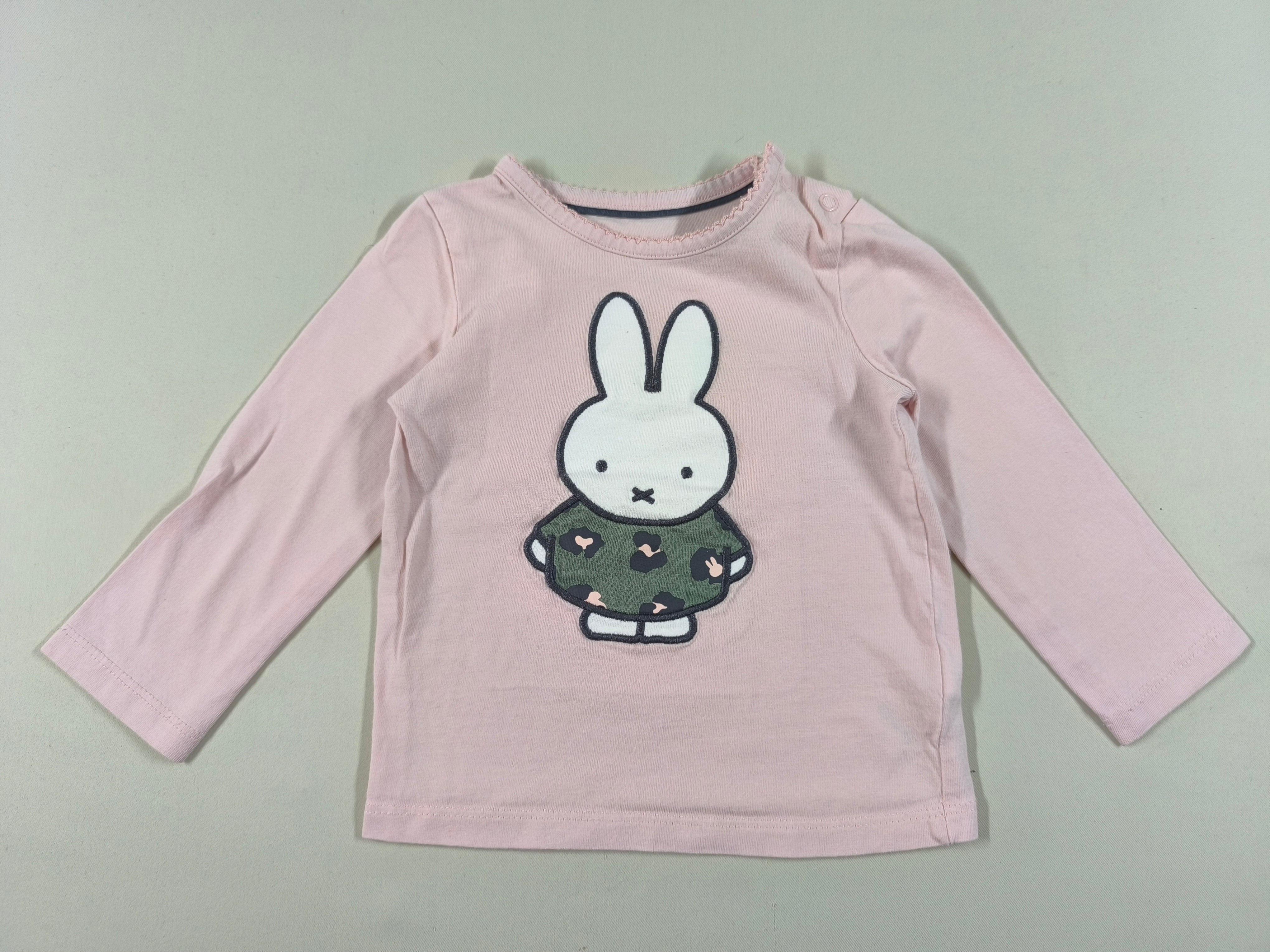 T-shirt m.l rose clair Miffy