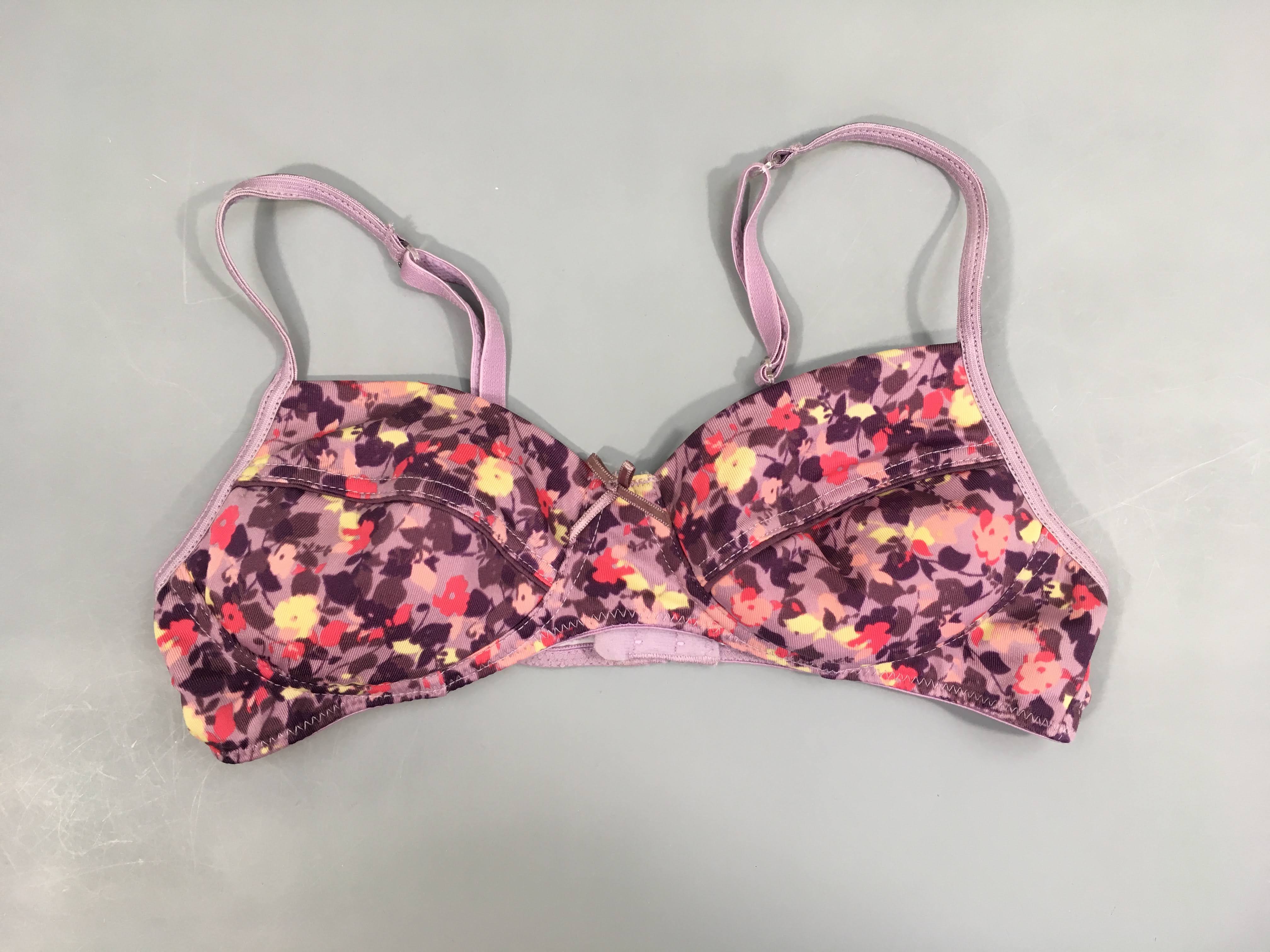 Soutien mauve fleurs, 75A