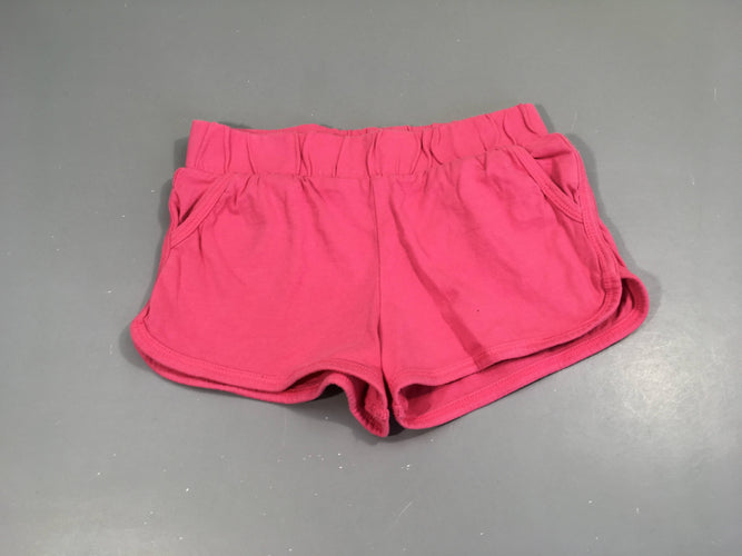 Short jersey rose vif, moins cher chez Petit Kiwi