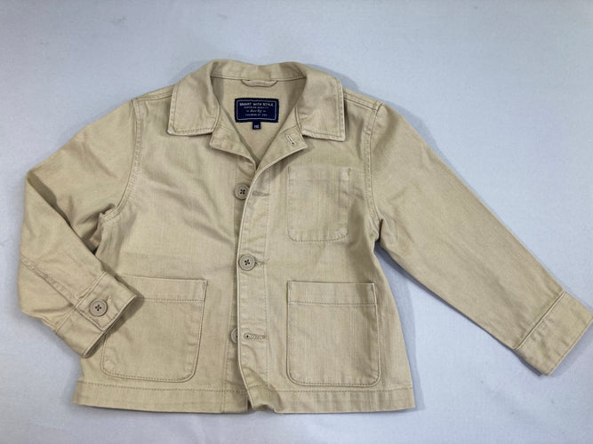 Veste beige, moins cher chez Petit Kiwi