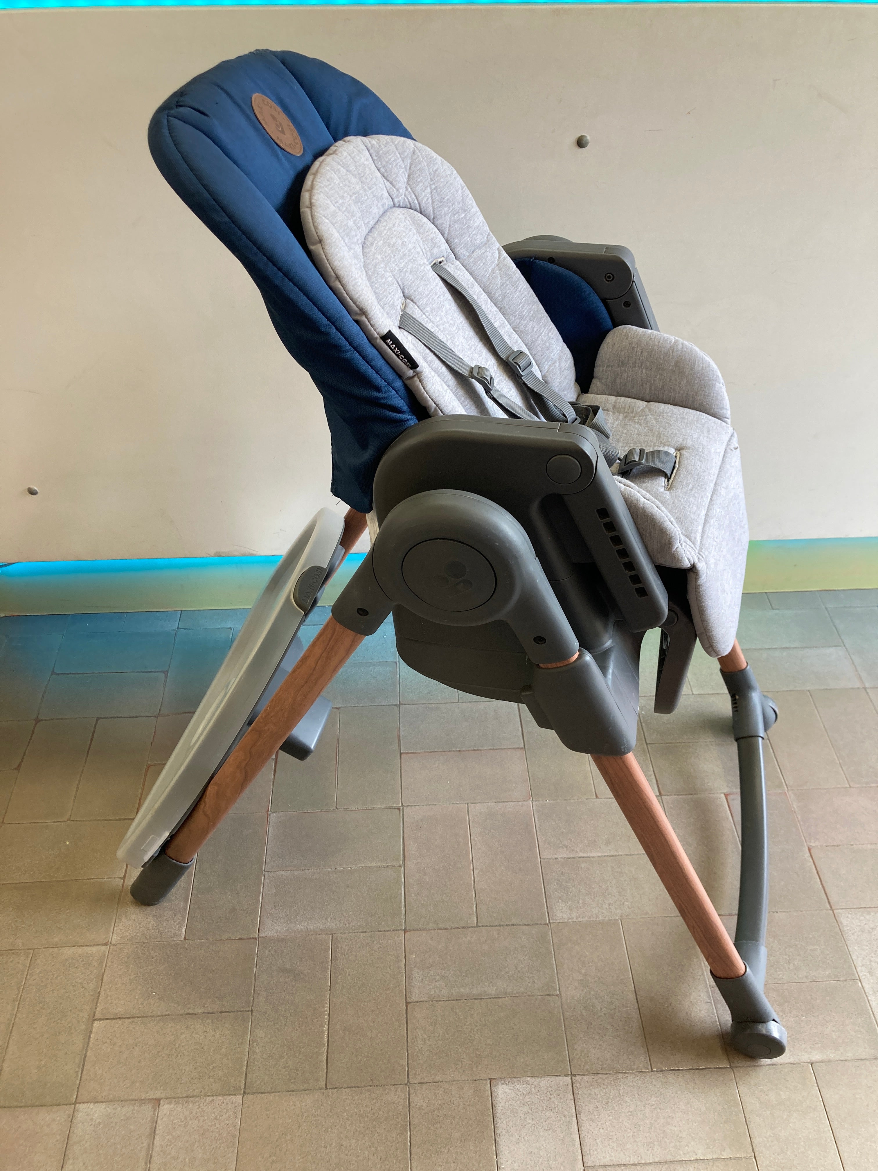 Minla Chaise haute réglable et évolutive, 0-14 ans, 60 kg max