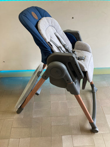 Minla Chaise haute réglable et évolutive, 0-14 ans, 60 kg max, moins cher chez Petit Kiwi