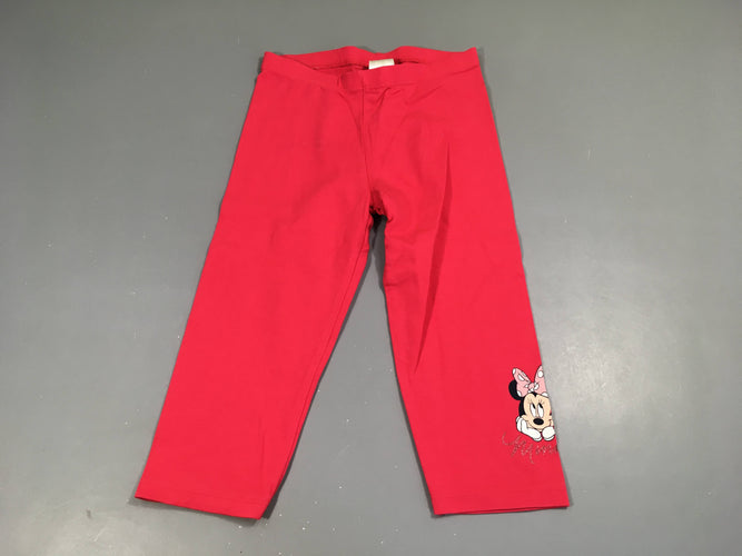 Legging rose pois blancs Minnie, moins cher chez Petit Kiwi