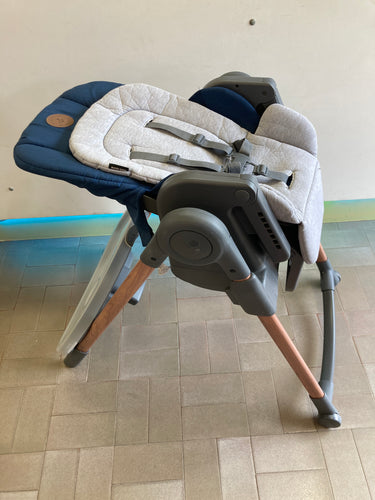 Minla Chaise haute réglable et évolutive, 0-14 ans, 60 kg max, moins cher chez Petit Kiwi