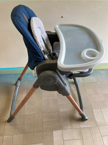 Minla Chaise haute réglable et évolutive, 0-14 ans, 60 kg max, moins cher chez Petit Kiwi