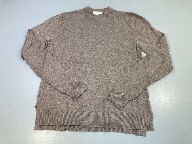 Pull m.l brun, moins cher chez Petit Kiwi