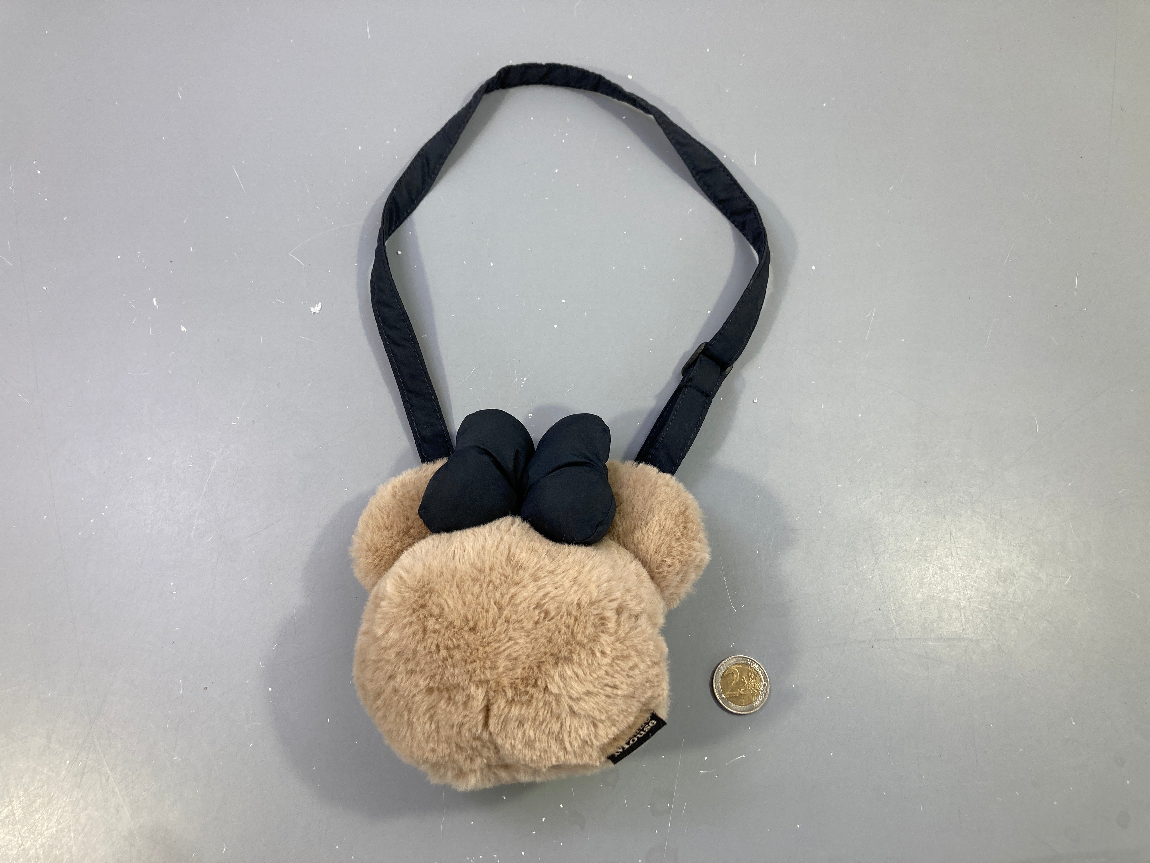 Sac à bandoulière peluche Forme tête de Minnie