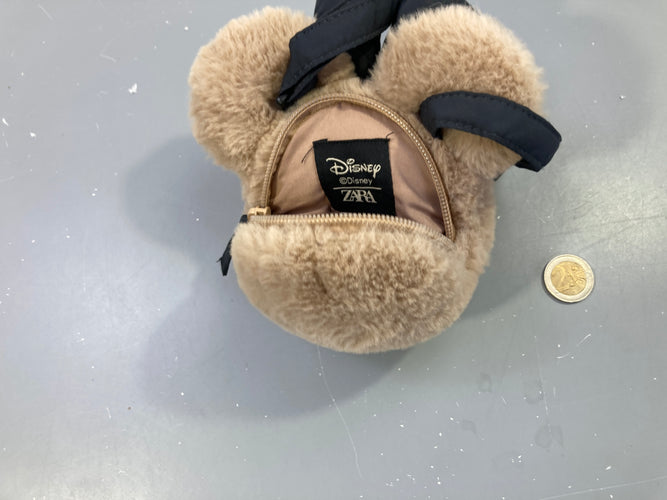 Sac à bandoulière peluche Forme tête de Minnie, moins cher chez Petit Kiwi