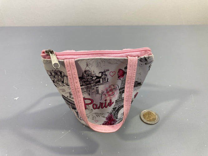 Porte-monnaie souvenir de Paris  forme originale d'un mini sac cabas., moins cher chez Petit Kiwi