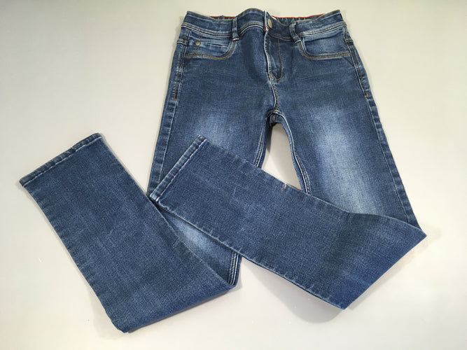 Jean skinny bleu, moins cher chez Petit Kiwi