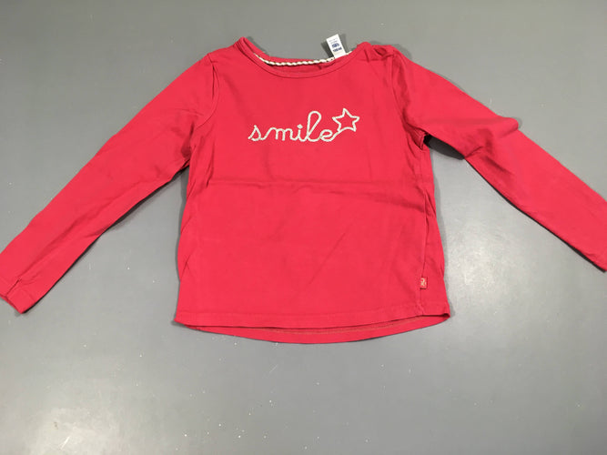 T-shirt m.l rose vif s.mile, moins cher chez Petit Kiwi