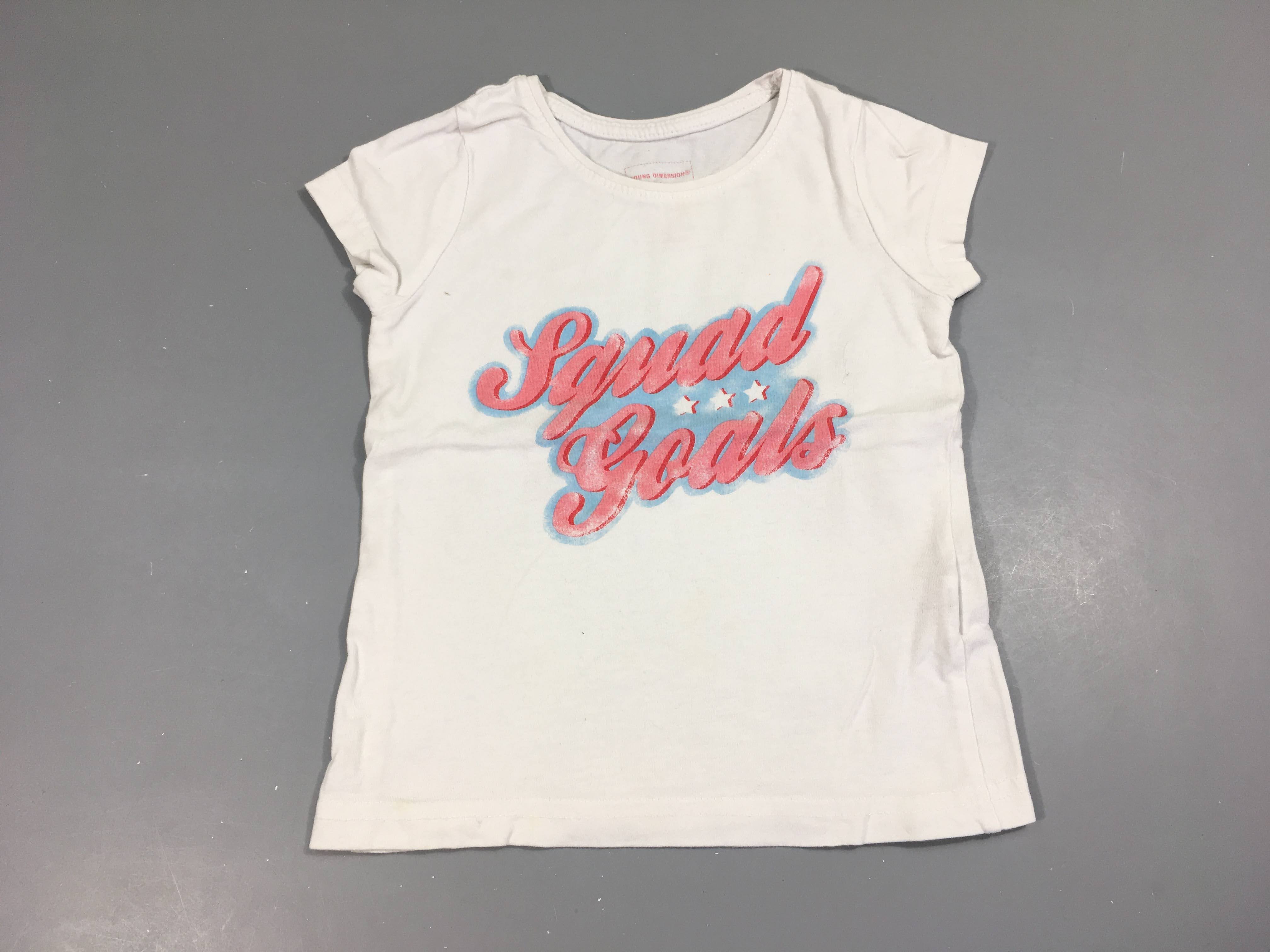 T-shirt m.c blanc Squad Goals