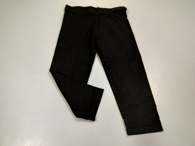 Legging 3/4 noir, moins cher chez Petit Kiwi