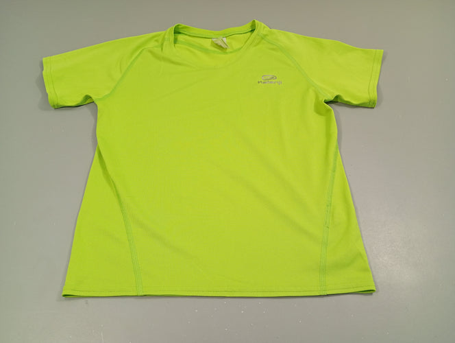 T-shirt m.c de sport vert  "Kalenji", moins cher chez Petit Kiwi
