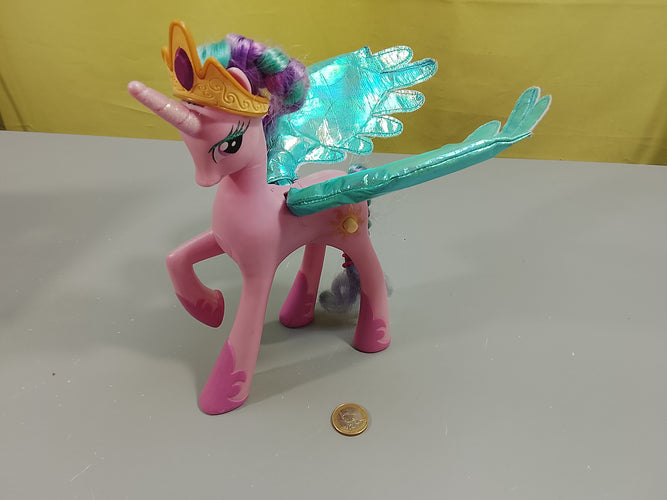 Figurine élecronique licorne  Princesse célestia My Little Ponny, moins cher chez Petit Kiwi